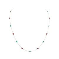Emerald & Ruby Necklace
