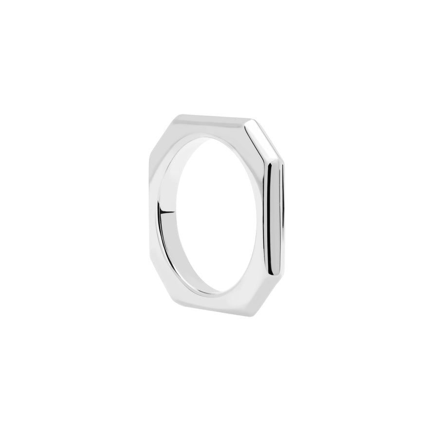 PD Paola Signature Link Silver Ring