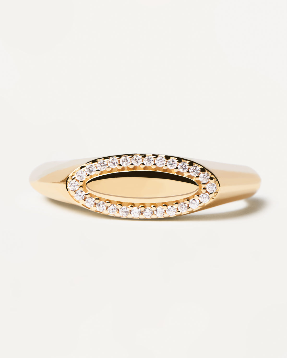 PD Paola Lace Stamp Gold Ring