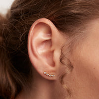 PD Paola White Tide Gold Earrings