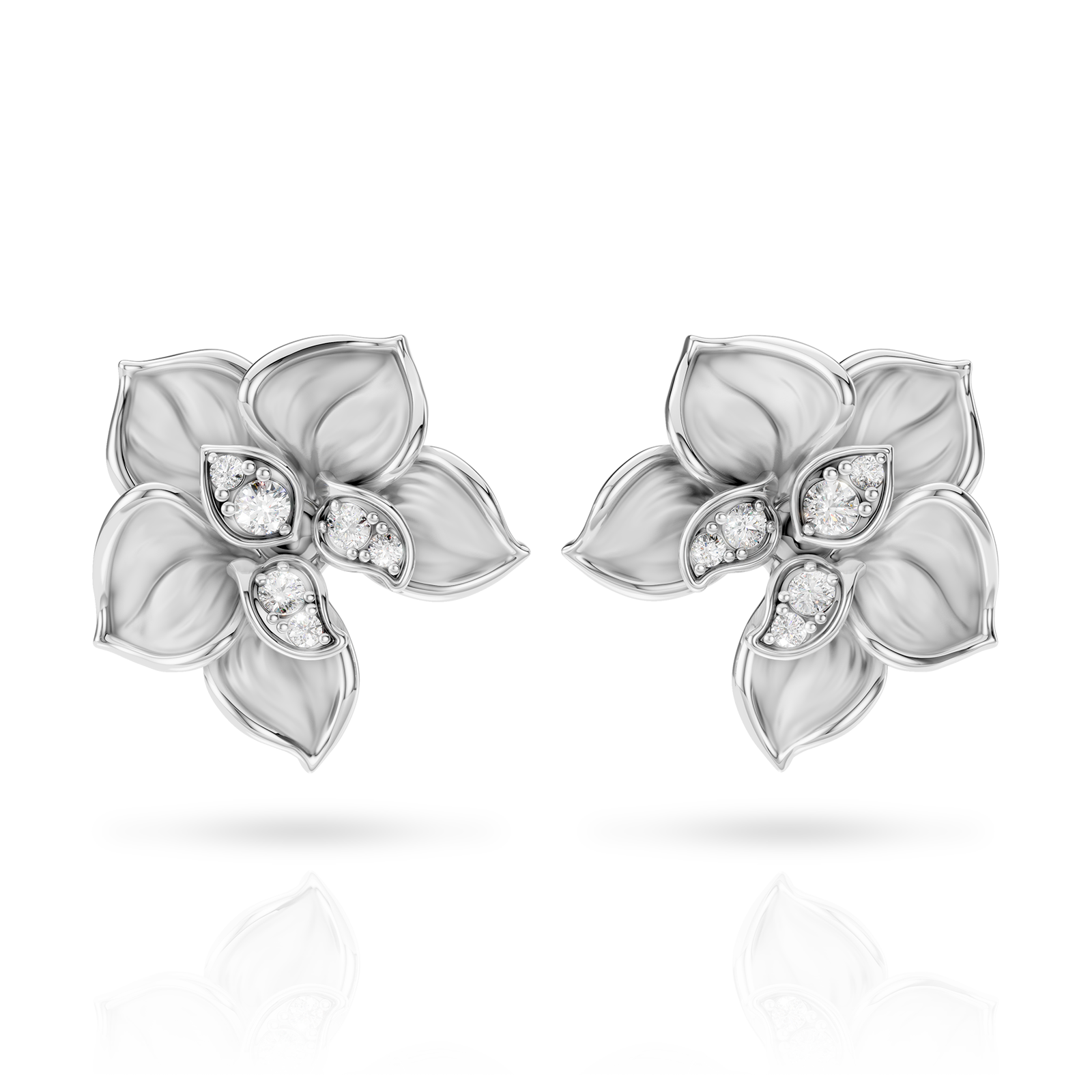 Carrera y Carrera Mini Orquideas Earrings
