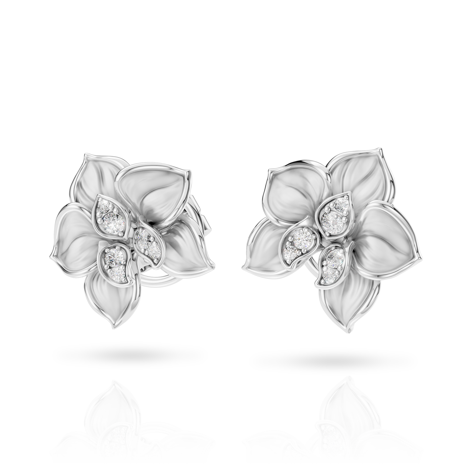 Carrera y Carrera Mini Orquideas Earrings