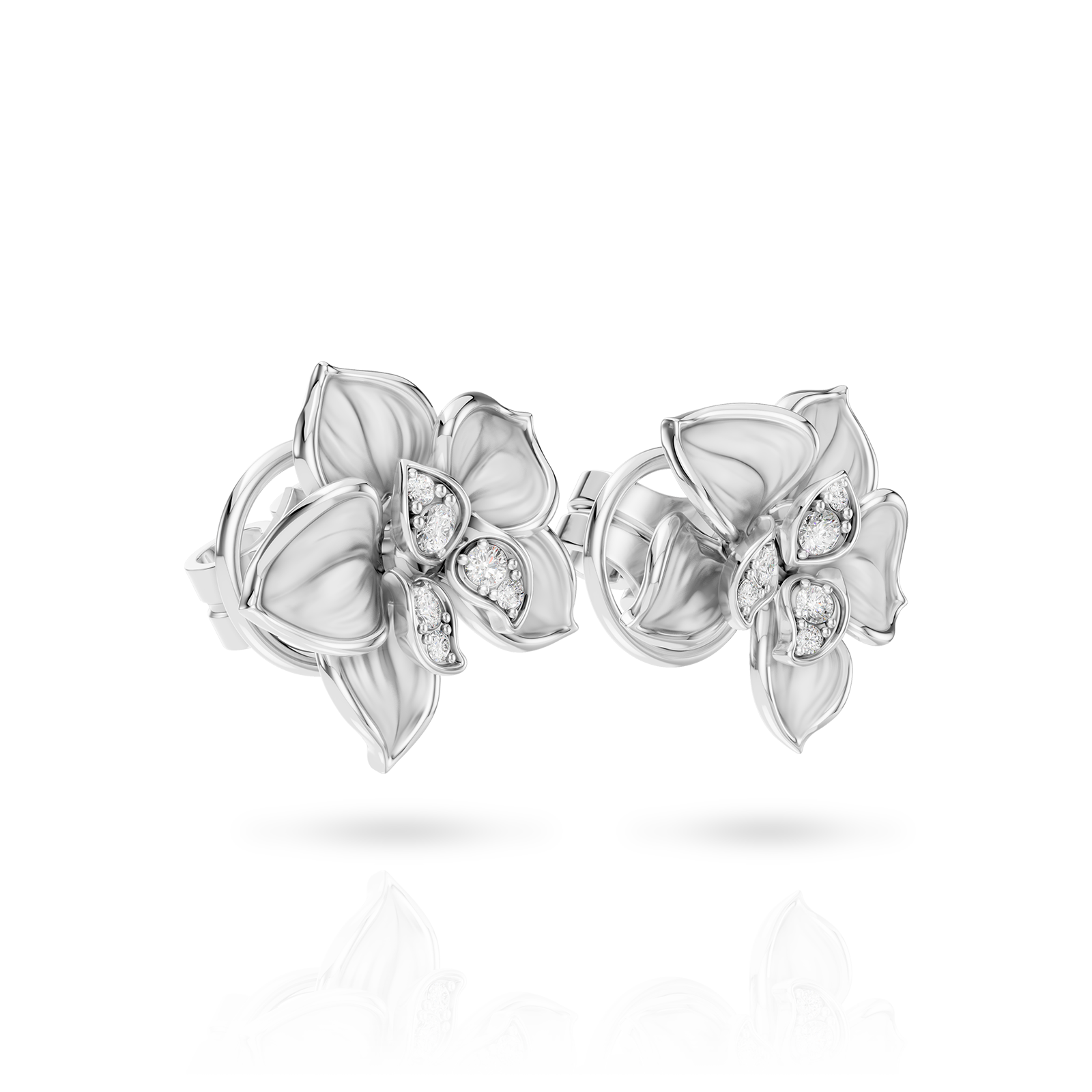 Carrera y Carrera Mini Orquideas Earrings