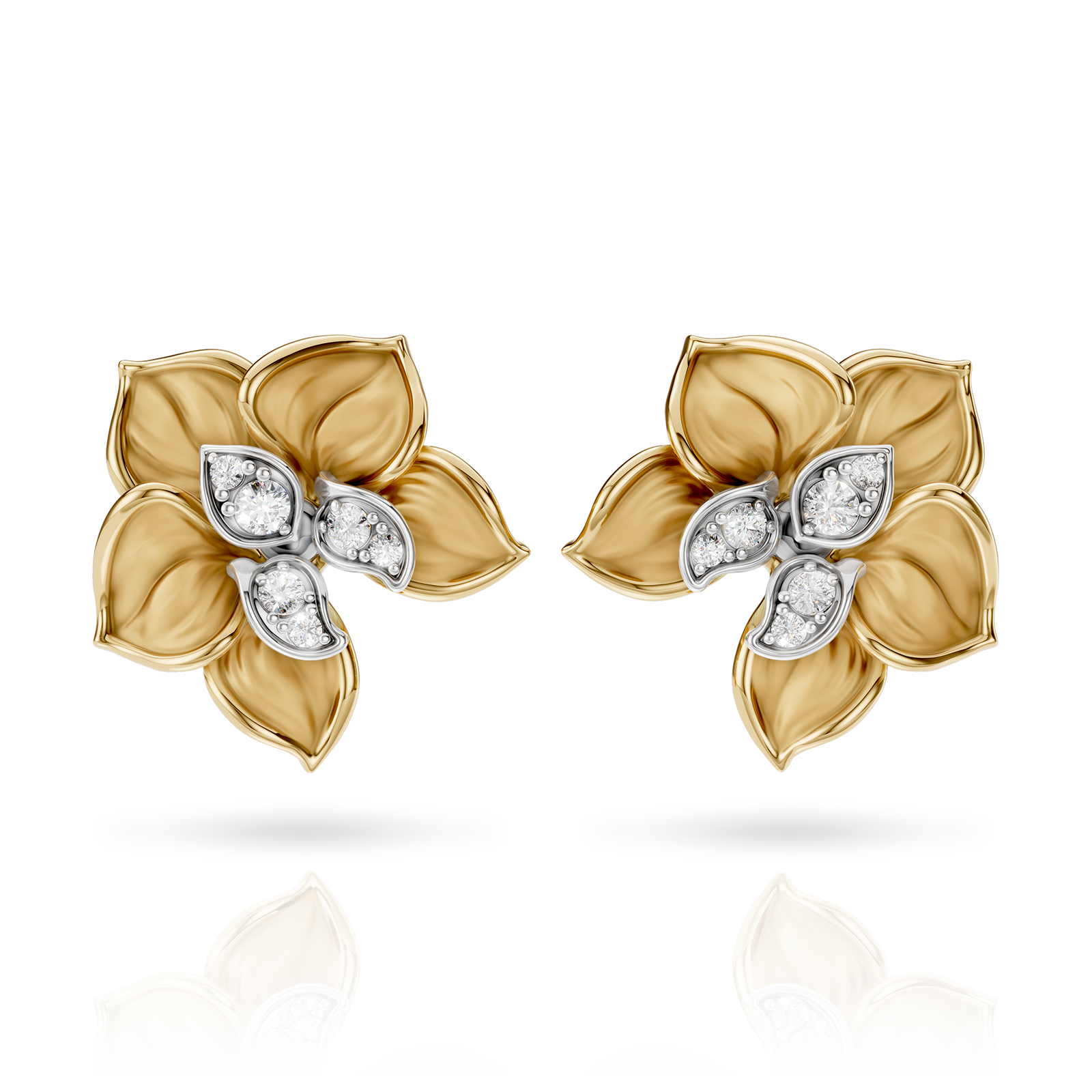 Carrera y Carrera Mini Orquideas Earrings