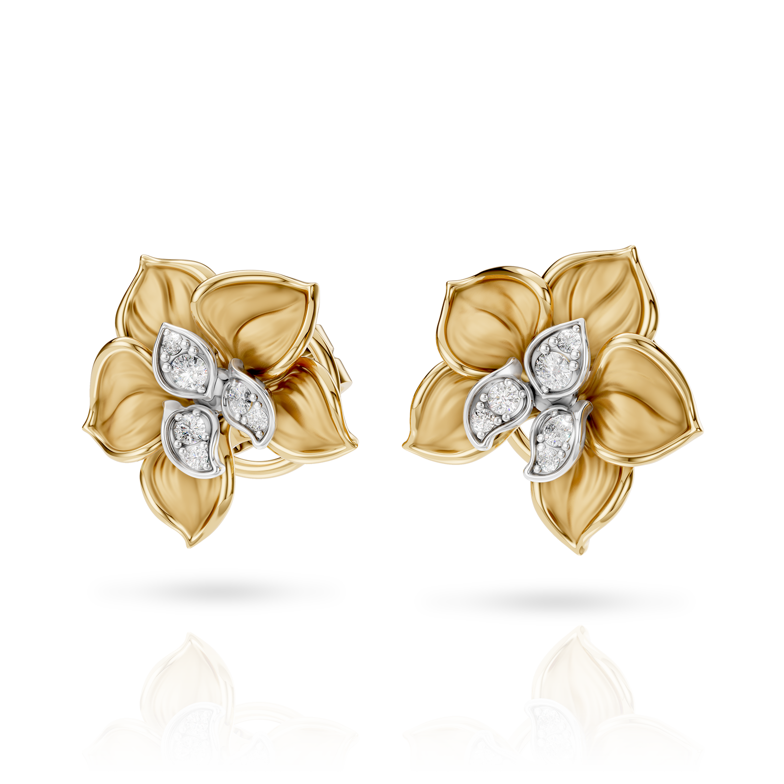 Carrera y Carrera Mini Orquideas Earrings