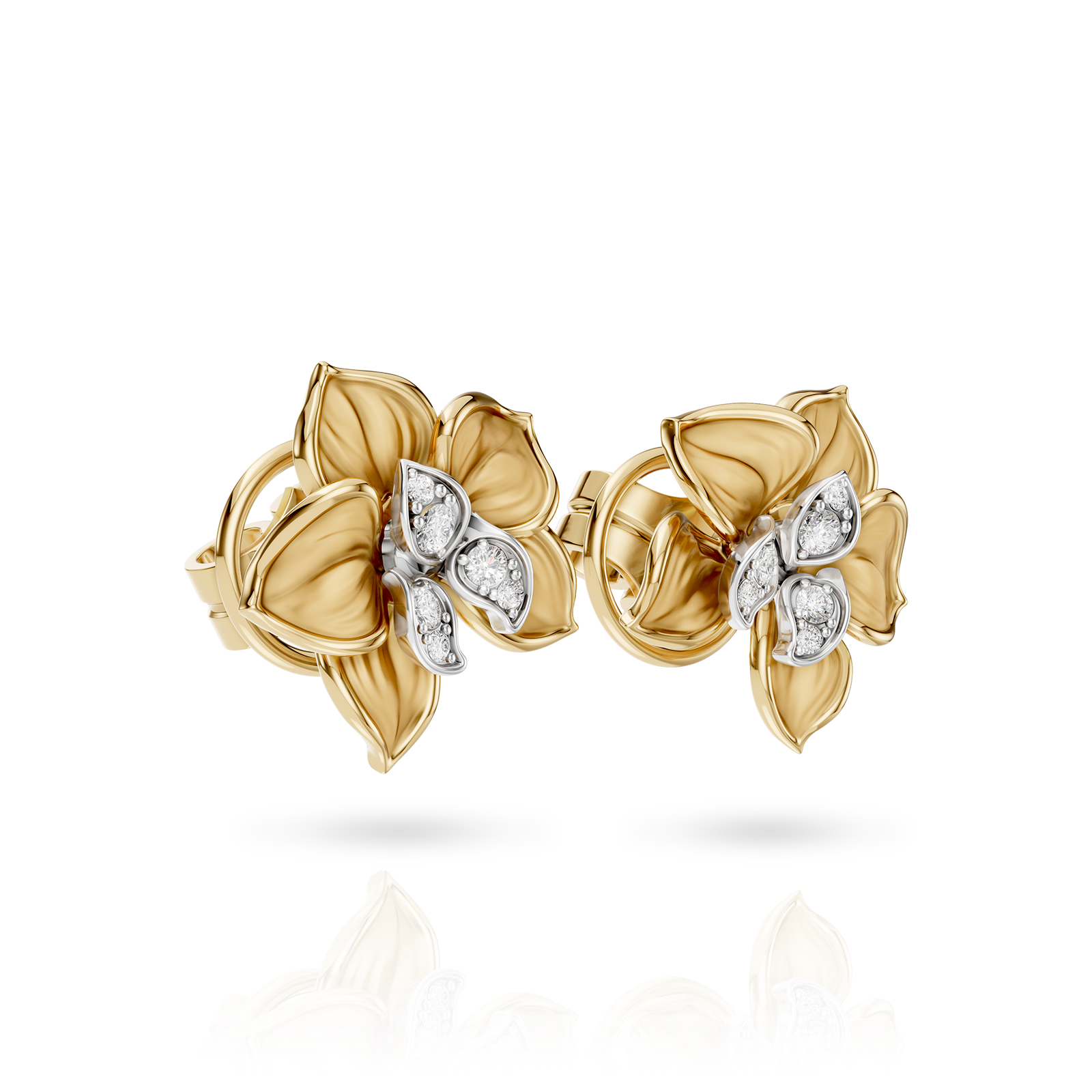 Carrera y Carrera Mini Orquideas Earrings