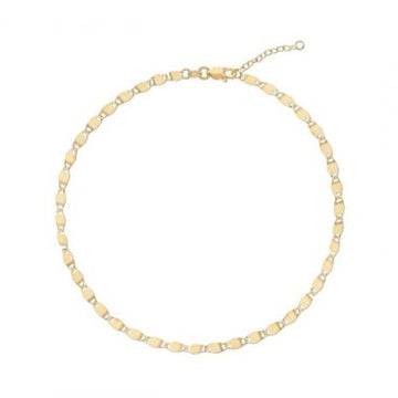 Valentino Chain Anklet in 10kt Yellow Gold