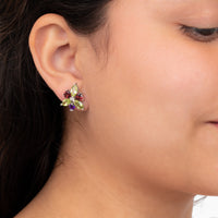 Mixed Semi Precious Combination Earrings