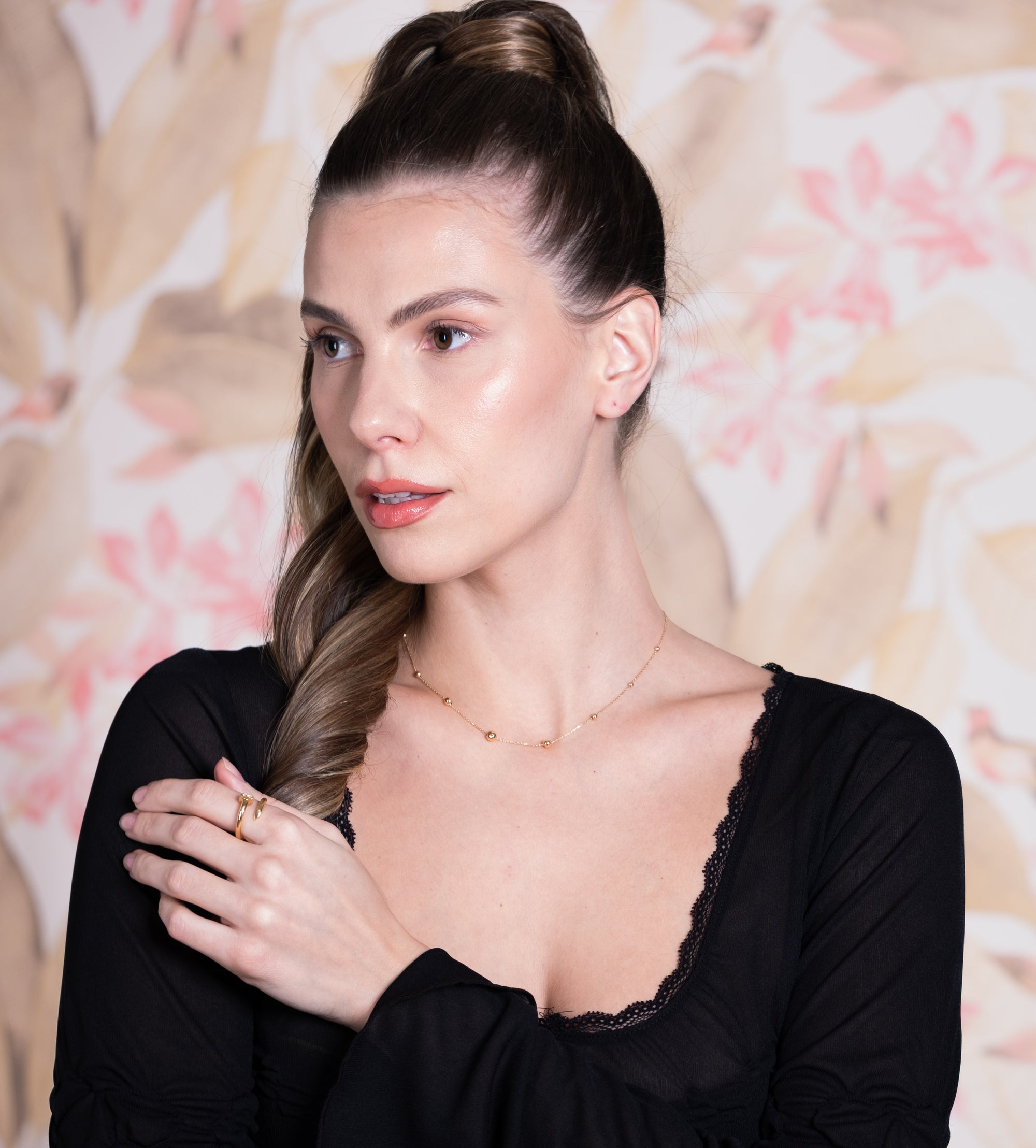 Nail Ring in 18kt Yellow Gold