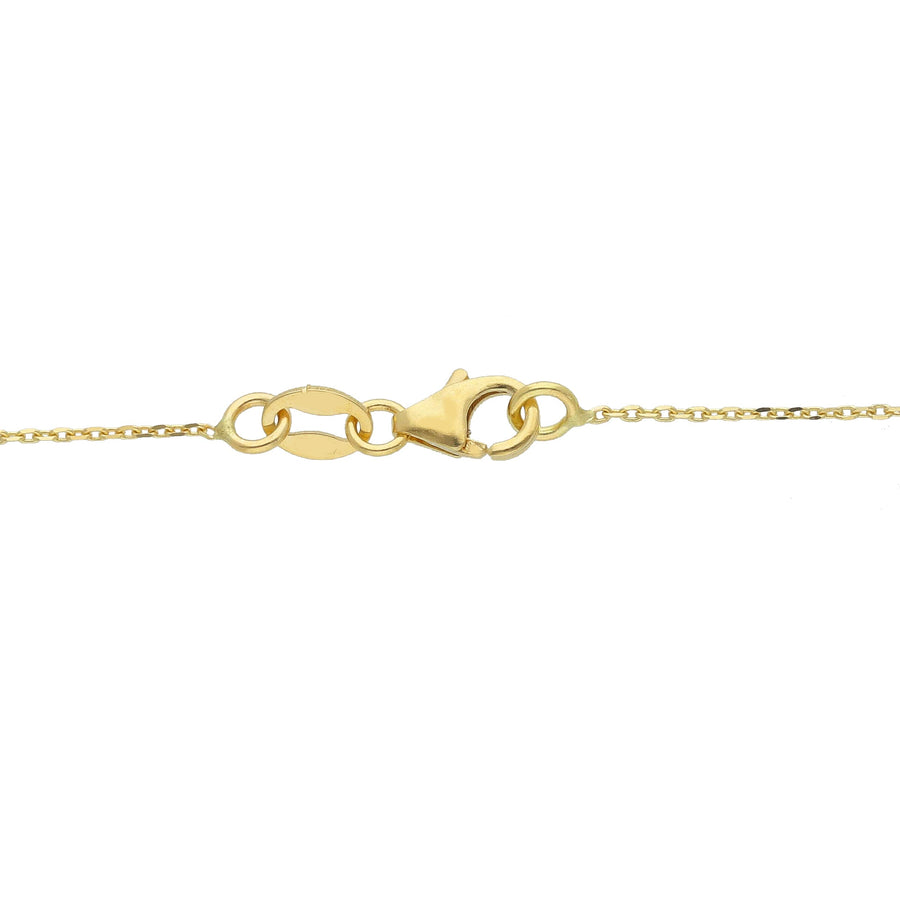 18KT Yellow Gold Graduating Gold Ball Necklace