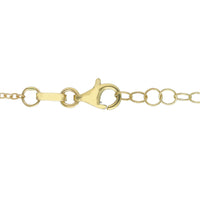 14KT Yellow Gold Sliding Ball Necklace