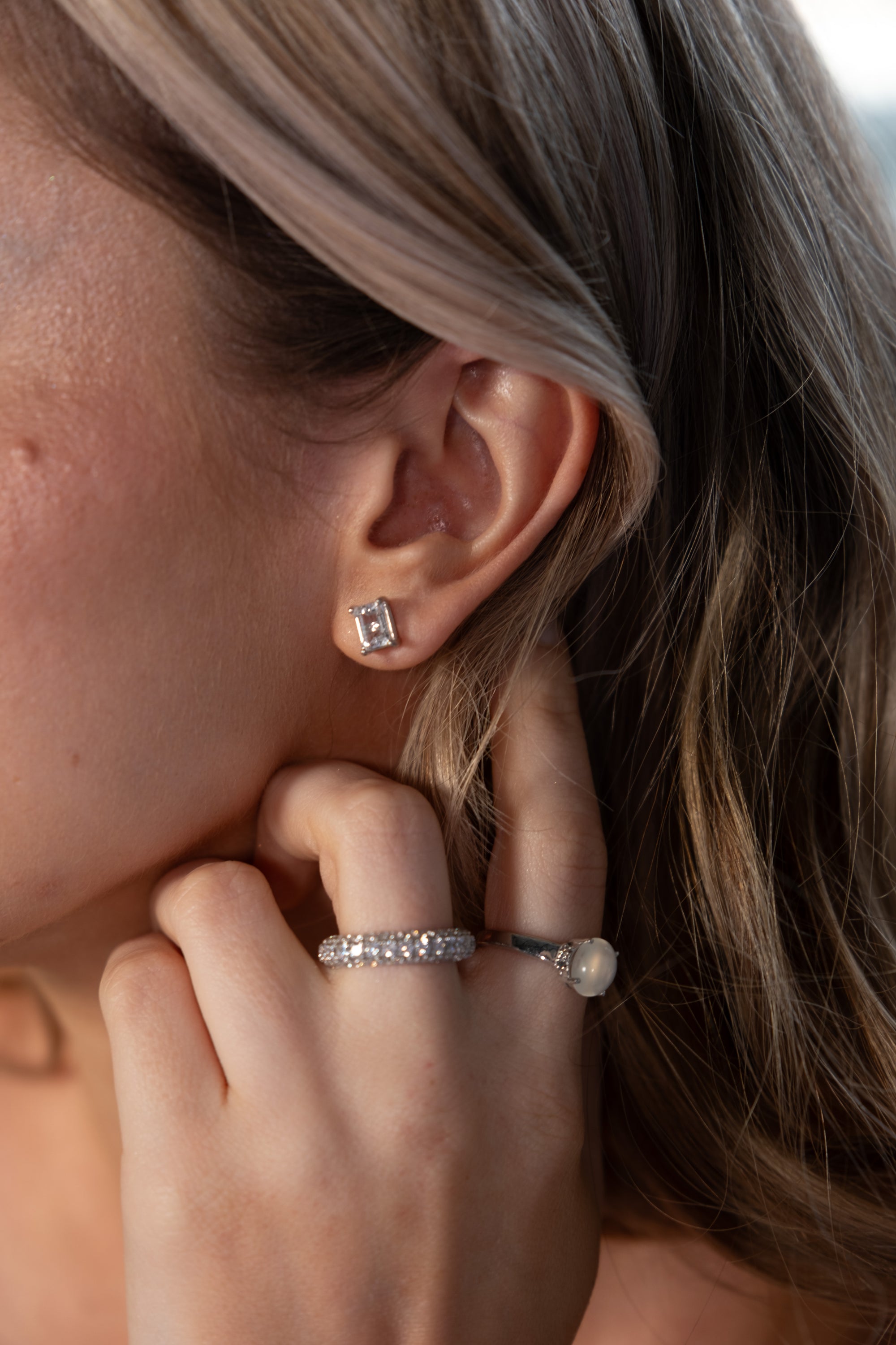 Gemstone Small Studs