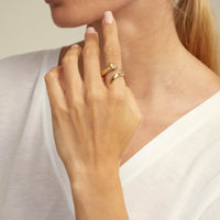 UNO de 50 B12 Gold Ring