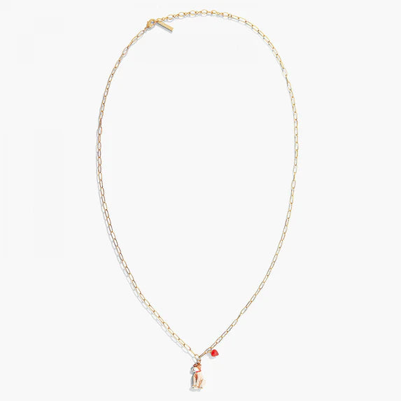 Les Nereides Heart-Loving JAck Russel Terrior Necklace