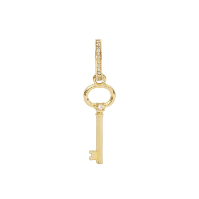Les Néréides Golden Key Pendant, Mystery and Freedom