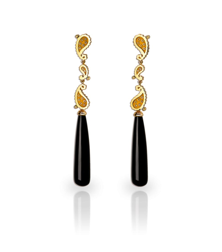 Carrera y Carrera Aqua Onyx Drop Earrings