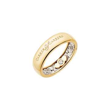 Carrera y Carrera Beauty Inside Ring in Yellow and White Gold