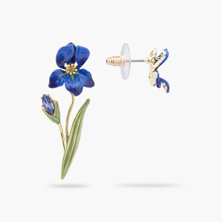 Les Néréides Siberian Iris Earrings