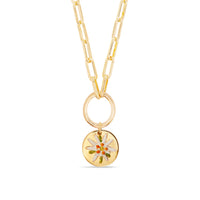 Les Néréides Edelweiss Flower Pendant