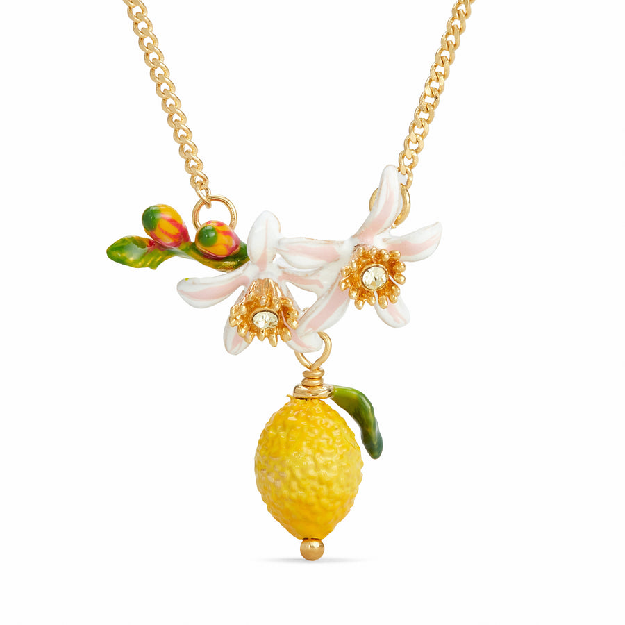 Les Néréides Lemon and Lemon Blossom Necklace