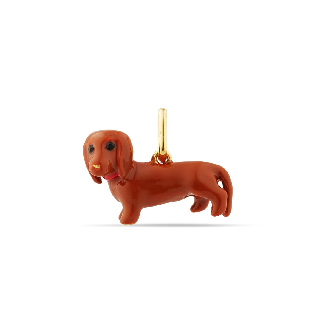 Les Néréides Dachshund pendant: Intelligence and Loyalty