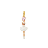 Les Néréides Ballerina and cut stone pendant: Grace and Lightness