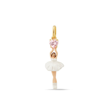 Les Néréides Ballerina and cut stone pendant: Grace and Lightness