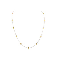 Semi Precious Gemstone Opera Length Necklace