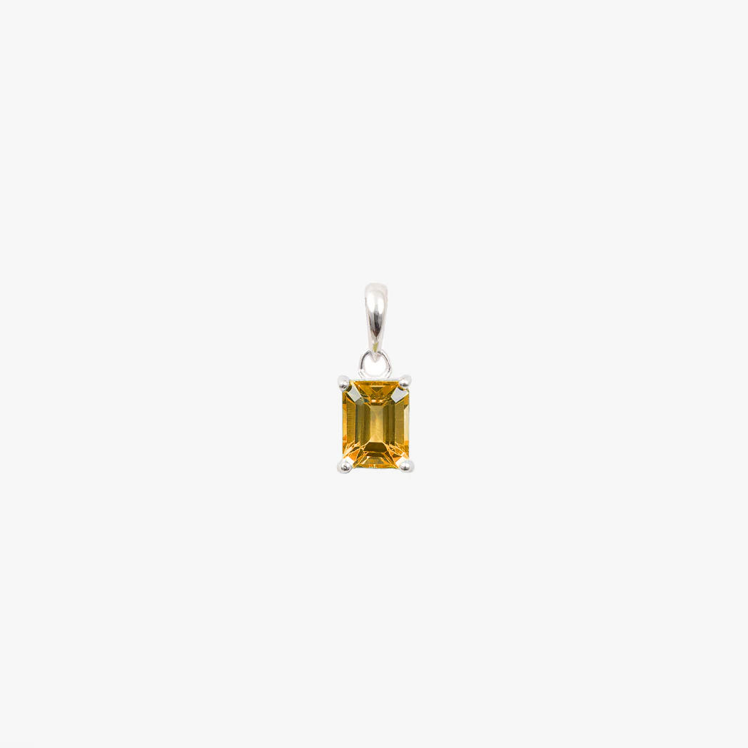 Gemstone Solitaire Pendant