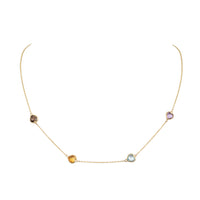 14KT Yellow Gold & Gemstone Necklace
