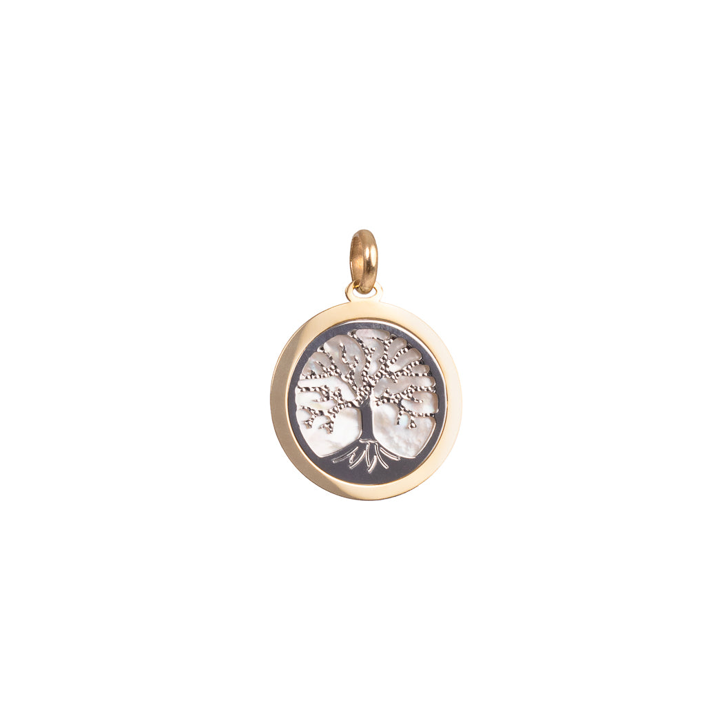 14KT Yellow Gold & MOP Tree Of Life Pendant