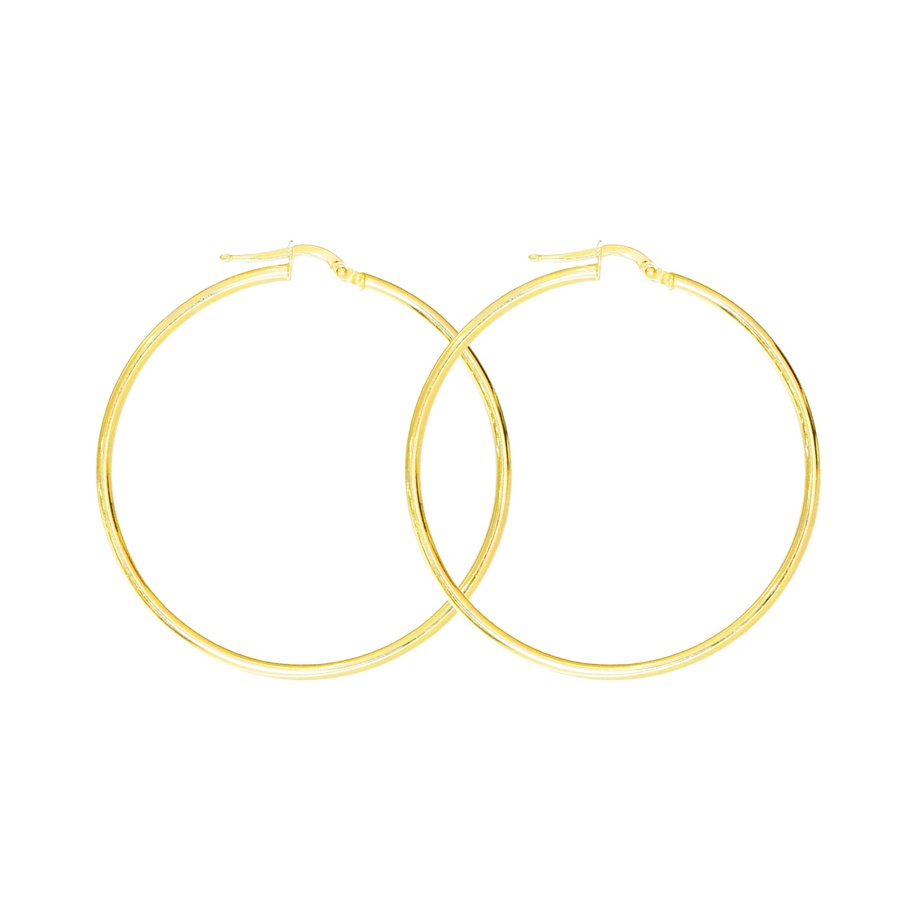 Joie Jewelry 14KT Yellow Gold 40MM Hoop Earrings
