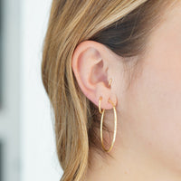 Joie Jewelry 14KT Yellow Gold 40MM Hoop Earrings