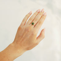 18KT Rose Gold & Jade Ring