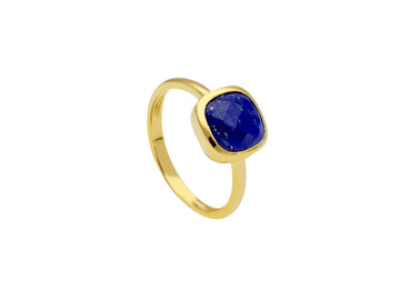 Joie Jewelry 18KT Yellow Gold & Lapis Lazuli Ring