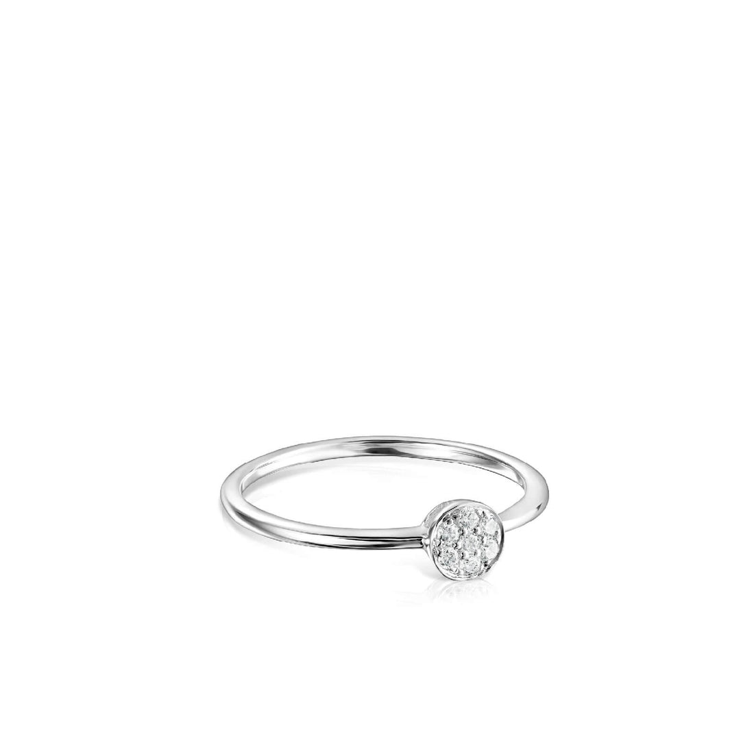 TOUS 18Kt Gold Alecia Ring with Diamonds