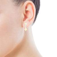 TOUS 18Kt Gold San Valentin Arrow Earrings