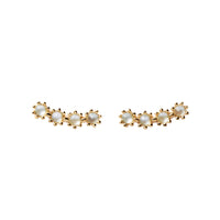 PD Paola Blue Tide Gold Earrings