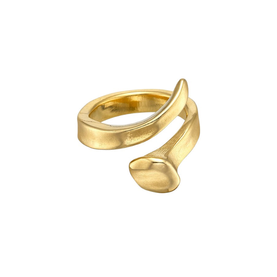UNO de 50 B12 Gold Ring