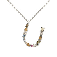 PD Paola Letter Necklace - Silver