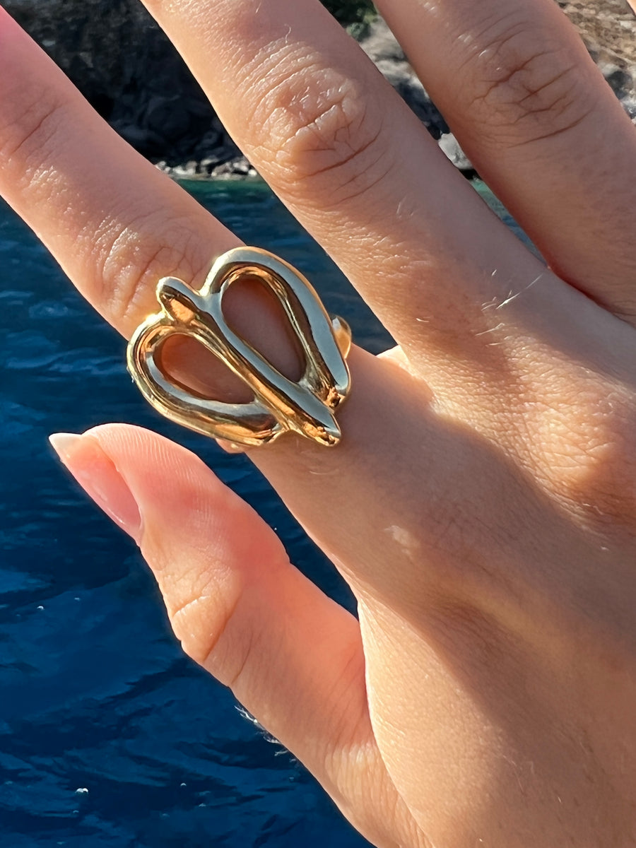 UNO de 50 Fly Baby Fly Gold Ring