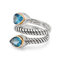 Bali Collection Silver & Gold Cable Motif Ring