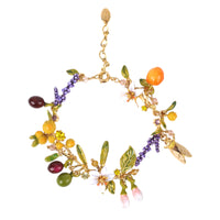 Les Néréides Multi Element of the Provence Garden Thin Bracelet